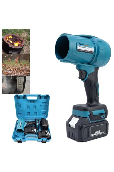prohummer PH280 Kömürsüz Çift Akülü Hava Üfleme Makinesi 36v 5ah (Mavi)