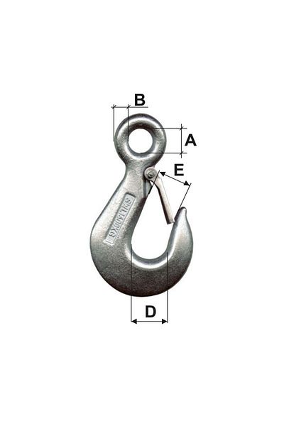 MK Galvanized Secure Hook 500Kg / 12.5Mm/24Mm