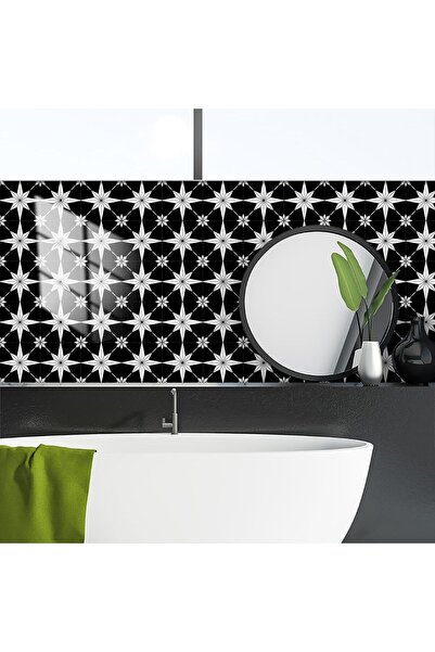 Rabadon Mutfak Tezgah Arası Kaplama Mermer Desenli Yapışkanlı Folyo Fayans Kaplama Sticker 60cm X 100cm