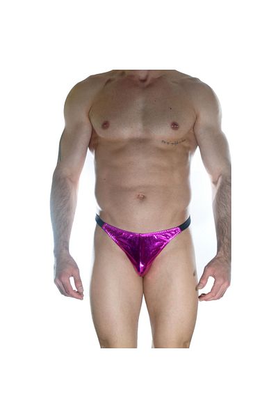 Narnuga Men's Fuchsia Gathered Brazillian Slip