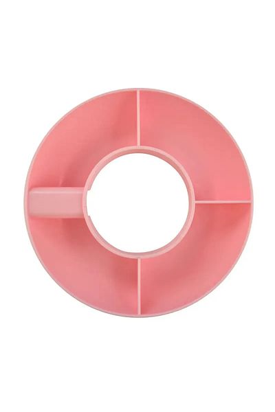 Stanley Quencher 1.18 Lt Thermos with Straw 4 Compartments Pink Plastic Snack Plate Thermos