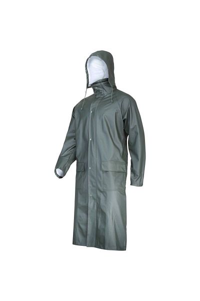 Lahti Pro Polyurethane Rain Cape / Green - M