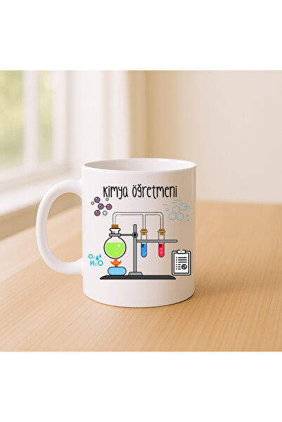 Er-Se Tasarım كوب معلم الكيمياء 10، كوب هدية مخصص لعيد المعلم