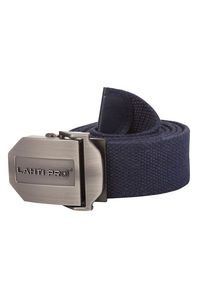 Lahti Pro Curea Poliester-Bumbac Cu Catarama Metal 130Cm / Bleu