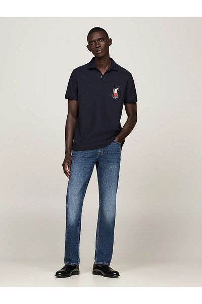 Tommy Hilfiger Sport _TommyHilfigerΜπλουζάκι Polo με κανονική κάθετη σημαία