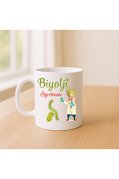 Er-Se Tasarım كوب معلم الأحياء 04، كوب هدية خاصة لعيد المعلم