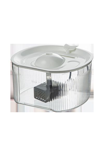 TaoTaoPets Pet Water Fountain, Automatic Cat Drinking Bowl with Clear Container，Durable and safe material