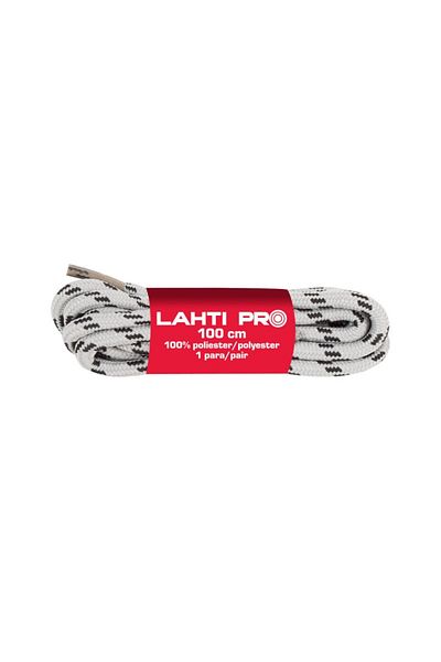 Lahti Pro Polyester Shoelace / Grey-Black - 100Cm, 10/Set