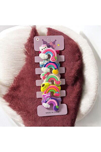 Chocuk Unicorn Figürlü 5li Lastik Toka Seti 1 Kart