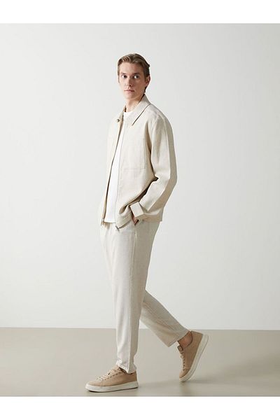 LC Waikiki Lcw Vision Standard Fit Linen Blend Men's Pants