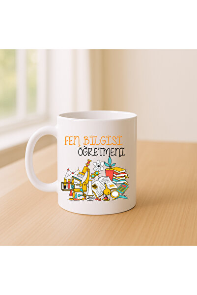 Er-Se Tasarım Fen Bilgisi Öğretmeni Kupa Bardak 02, Öğretmenler Gününe Özel K...