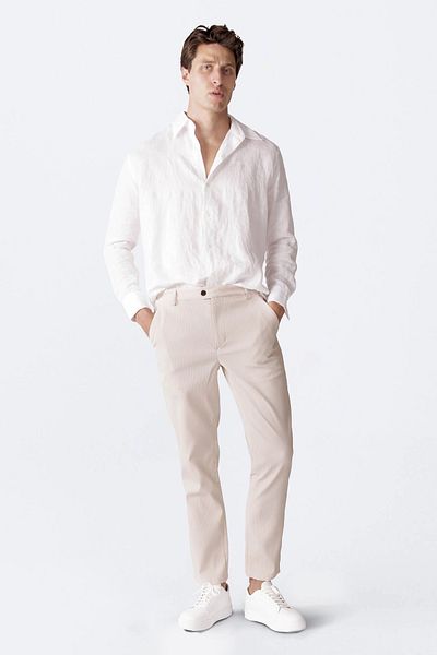 Isaora Corduroy Relaxed Fit Κανονική μέση ίσια παντελόνια Ανδρικά ΠΑΝΤΕΛΟΝΙΑ M24P5902 STN