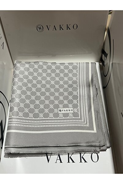 Vakko KUM MONOGRAM TWİLL ŞAL