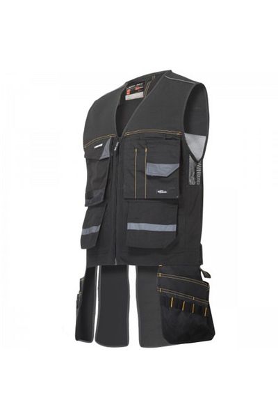 Lahti Pro Work Vest With Additional Sheath / Black - Xl