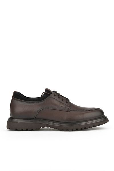Ziya , Men's Genuine Leather Shoes 153498Z17331 Brown
