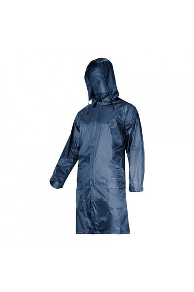 Lahti Pro Rain Cape With Buttons And Zipper / Blue - M
