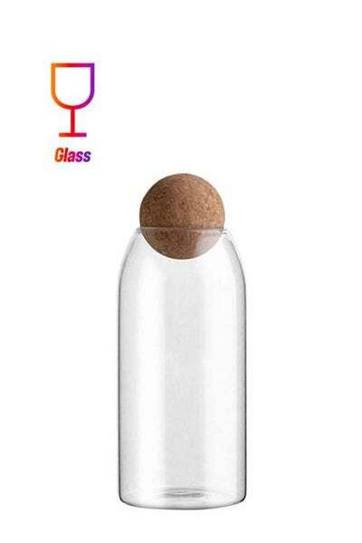 HALAMODO Airtight Glass Jar 1200ml