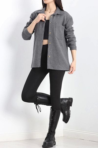 UGETTA Double pocket stamp shirt