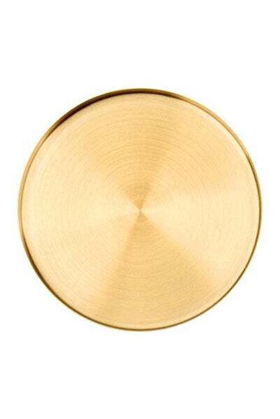 HALAMODO Decorative Tray Gold 30x30x2.8cm