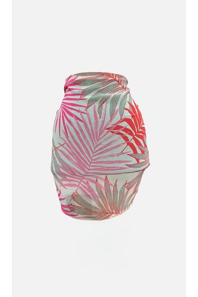 Niceboutique Patterned Chiffon Pareo with Waist Tie (150Cmx50Cm)