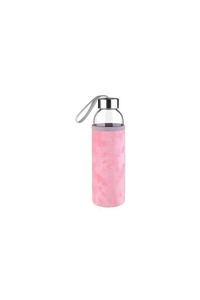 Hane216 Glass Flask with Plush Cover 750 ml