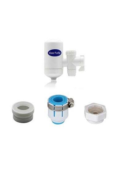 HALAMODO Faucet Water Filter With Activated Carbon White 12.5cm