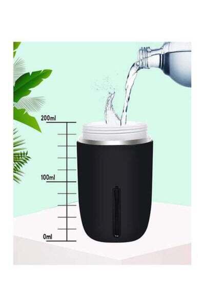 HALAMODO USB Ultrasonic Air Humidifier Black 200ml