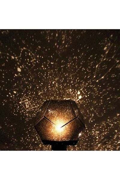 HALAMODO LED Starry Night Projector Lamp Black