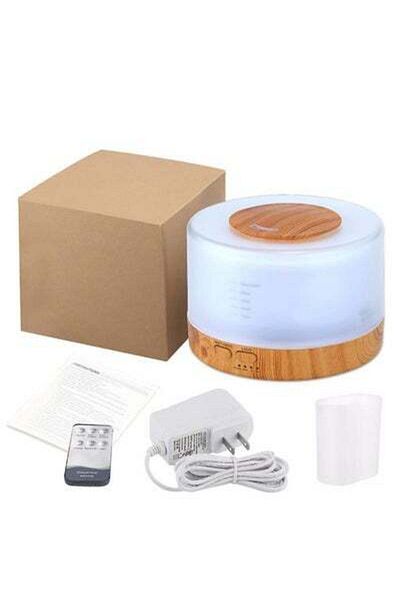 HALAMODO Air Humidifier Oil Diffuser With Timer White