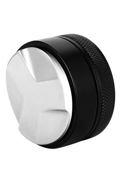 HALAMODO Shot Collar Coffee Distributor Silver/Black 58mm