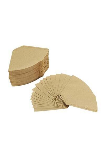 HALAMODO 100-Piece Coffee Paper Filter Beige 10grams
