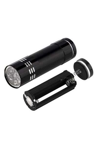 HALAMODO 9 LED Flashlight Torch Black 5x7cm