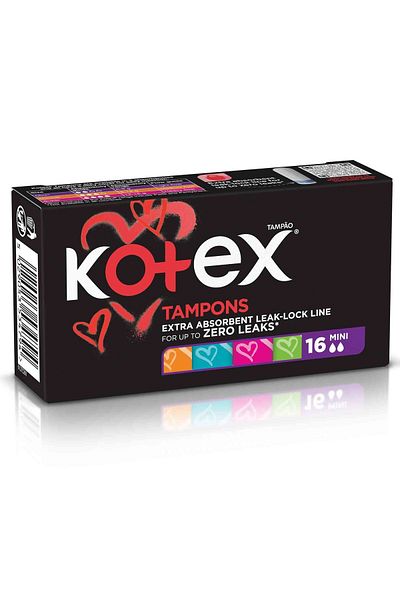 Kotex Tampons Silky Cover Size Mini 16 pcs