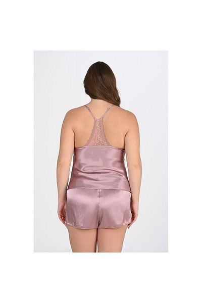 Narnuga Plus Size Mink Shorts Set