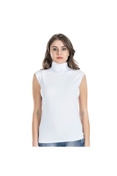Narnuga Zero Sleeve Turtleneck Women's Undershirt 223