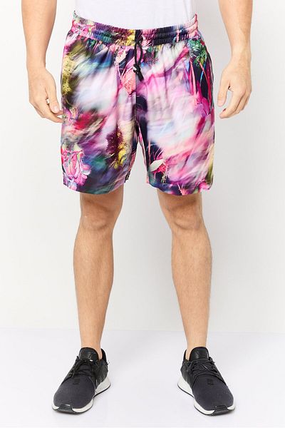 adidas Men Sportswear Fit Brand Logo Tennis Shorts, Multicolor
