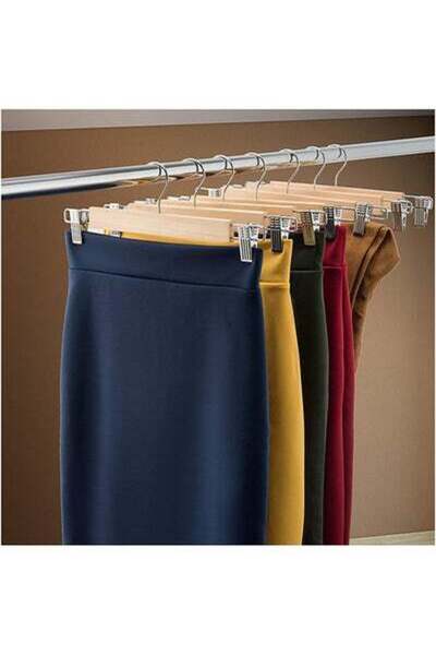 HALAMODO 4-Piece Skirt Hanger Set