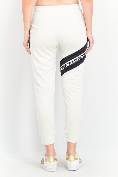 New Balance Women Athletic Fit Training Jogger Pants, Beige Combo