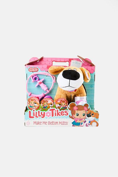 Little Tikes Make Me Better Mitts Plush Interactive Pet Toy With Medical Kit