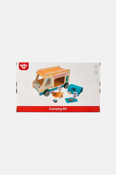Tooky Toy 13 Pieces Caravan Play Set, Multicolor