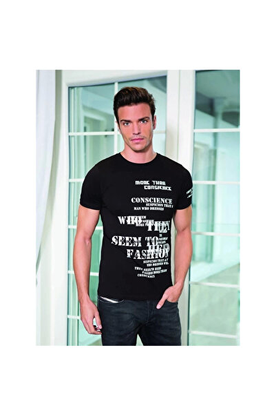 Narnuga 046 تي شيرت رجالي مطبوع بالنص