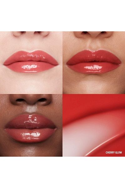 MAKEUP BY MARIO MoistureGlow™ Plumping Lip Serum Cherry Glow | Sheer Poppy Red Gloss & Hydration