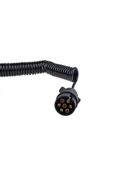 motor starter Electric cable for trailer coiled with 7PIN 12V plugs 6m