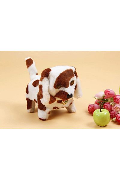rexa CREATIONS Plush Electronic Dog Toy – Walking, Barking, Blinking Eyes & Lights