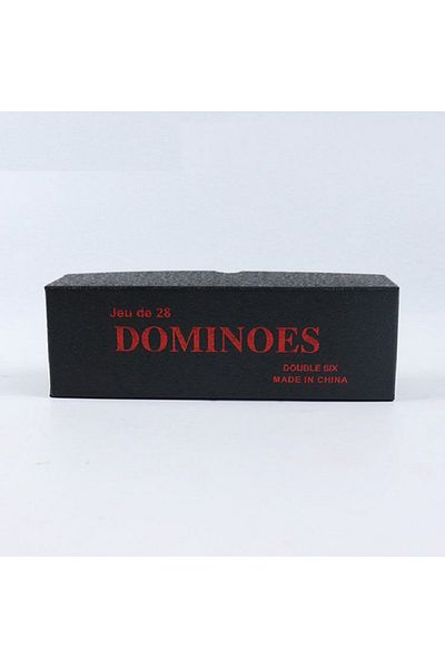 rexa 28-Piece Classic Domino Set with Storage Box – Durable Tiles 4.8 x 2.4 cm