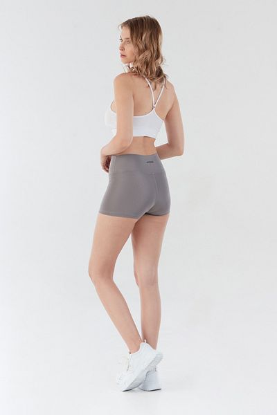 Fulla Moda Active Text Printed Diver Fabric Biker Leggings