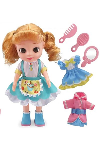 rexa دمية فتاة مع ملحقات ألعاب المطبخ