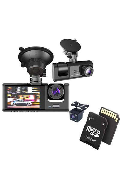 TodayShop Car Camera Full HD 1080P, 170° Viewing Angle, Night Vision, G-Sensor, Parking Monitoring with 32GB