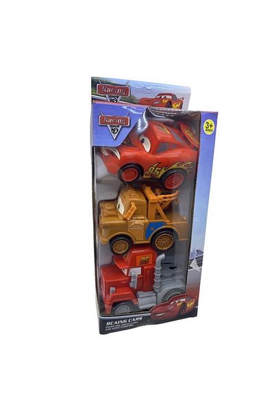 rexa Car Toy For Kids 3 Pieces , Multi Color 30x10x15 cm