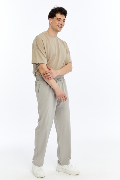 KRAVEN Erkek Baggy Oversize Paraşüt Kumaş Bol Eşofman Altı, Rahat Pantolon(YAZLIK)